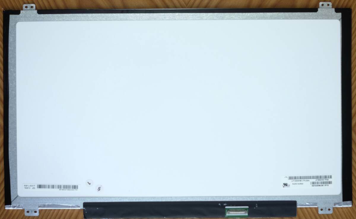 液晶パネル 15.6インチ(非光沢)： LG Display LP156WHB(TP)(GA) 1366X768：30pin_裏面