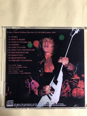 UFO CD PALO ALTO LAST MICHAEL 1978 1枚組 同梱可能の画像2