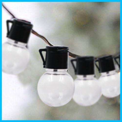 ★スタイル:バルブ型★ 光センサー内蔵 ソーラー充電式 電飾 電球型 ストリングスライト ledイルミネーションライト 防水 ガーデンライトの画像1