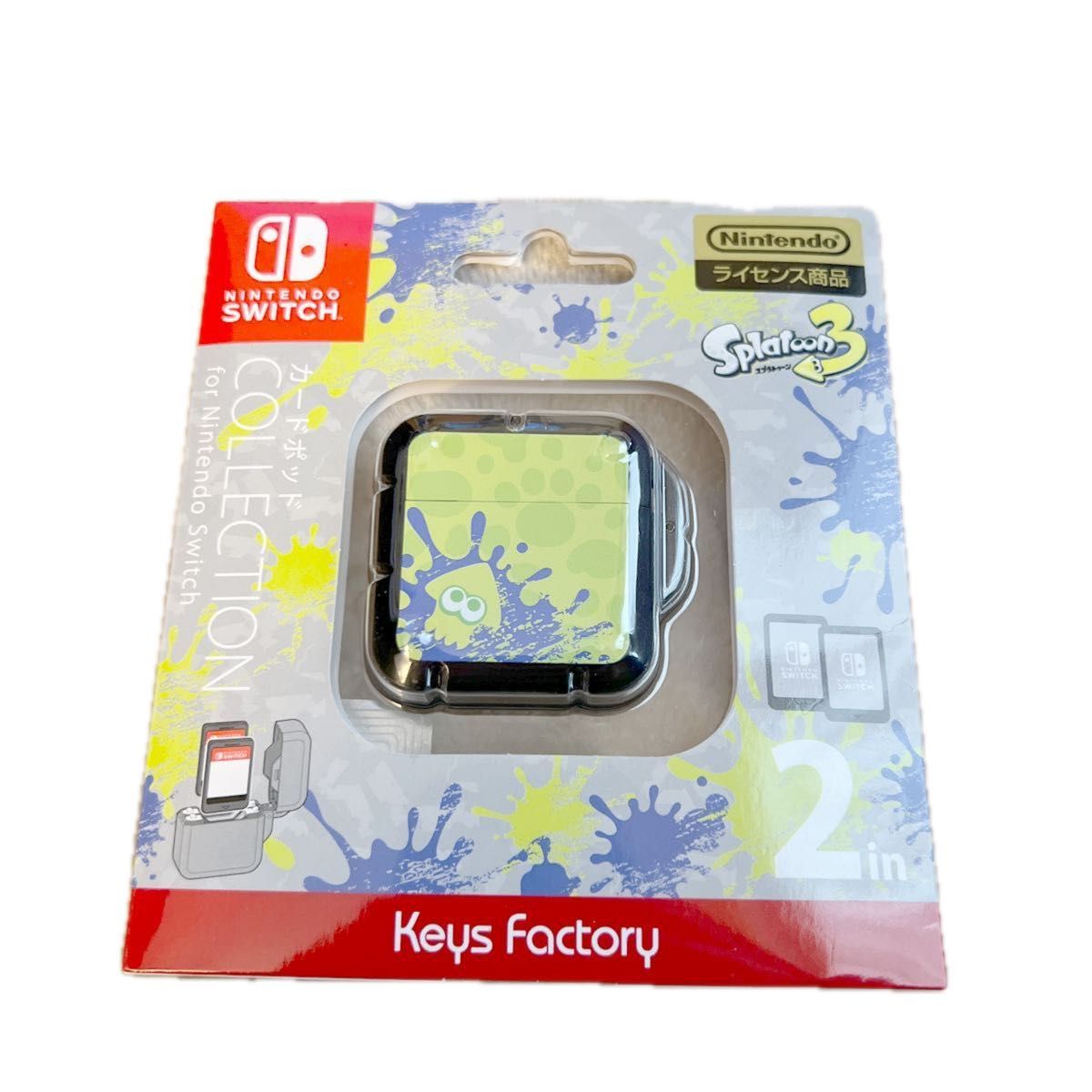 【新品未開封】スプラトゥーン3 カードポッド ソフトケース 収納 Nintendo Switch 周辺機器