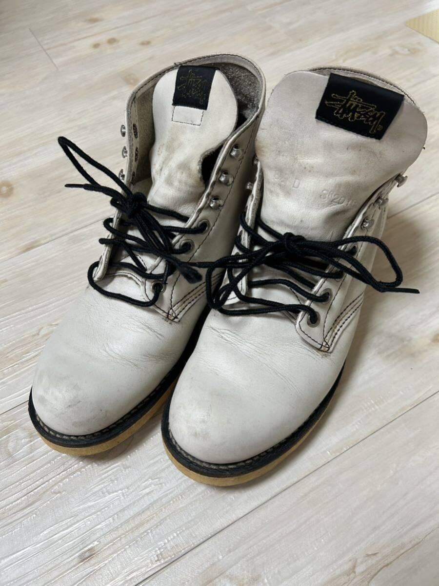  Red Wing Stussy limitation white 8.5D