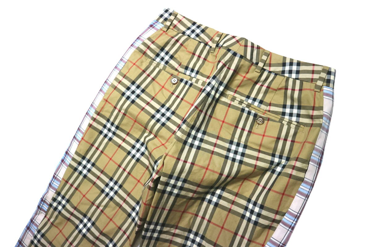 紙タグ付！◆BURBERRY バーバリー8016903 チェックパンツ◆EU40 （GB8、US6、IT40 175/66A 38）_画像5