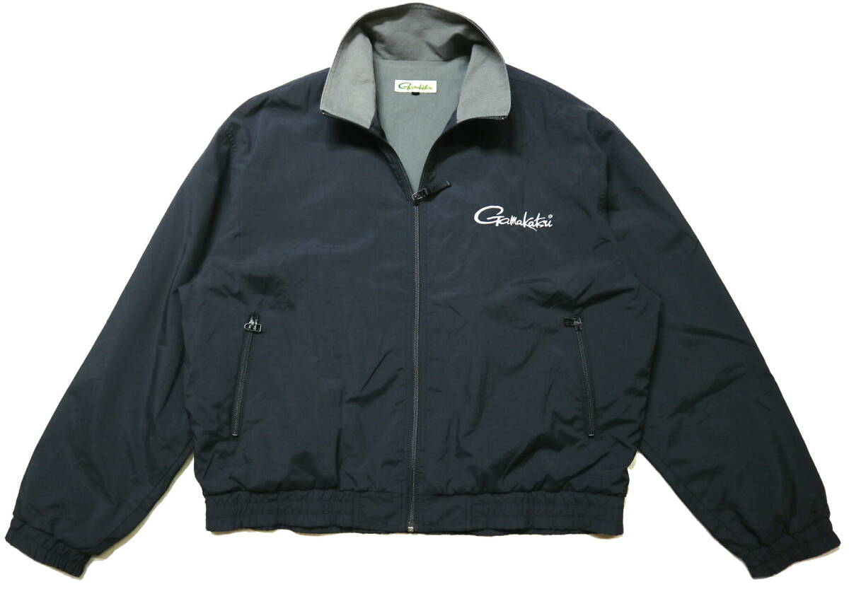  with translation / excellent!* Gamakatsu Gamakatsu nappy lining nylon jacket *LL size ( height 178-181 centimeter rank )