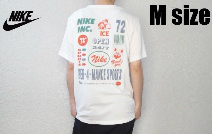 【新品】ナイキ Tシャツ NIKE Tシャツ 半袖 メンズ DF 3MO GFX S/S Tシャツ トップス バックプリント グラフィック 速乾 Mサイズ_画像1