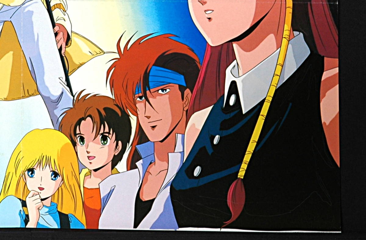 [Vintage] [New] [Delivery Free]1987 Animedia Dirty Pair/ Dancouga Double-Sided B3Poster ダーティペア /超獣機神ダンクーガ[tag2202]_画像10