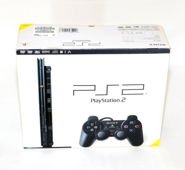 ファッションなデザイン 【未使用保管品/デッドストック】SONY ソニー Play Station プレイステーション SCPH-70000 charcoal black プレステ2 薄型 PS2 SCPH-75000 本体