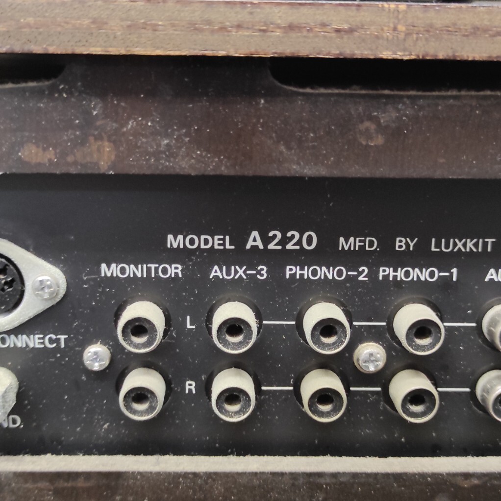 Y616-K41-1258 LUXMAN LUXKIT Luxman MODEL A220 A250 solid state pre-amplifier power amplifier electrification OK