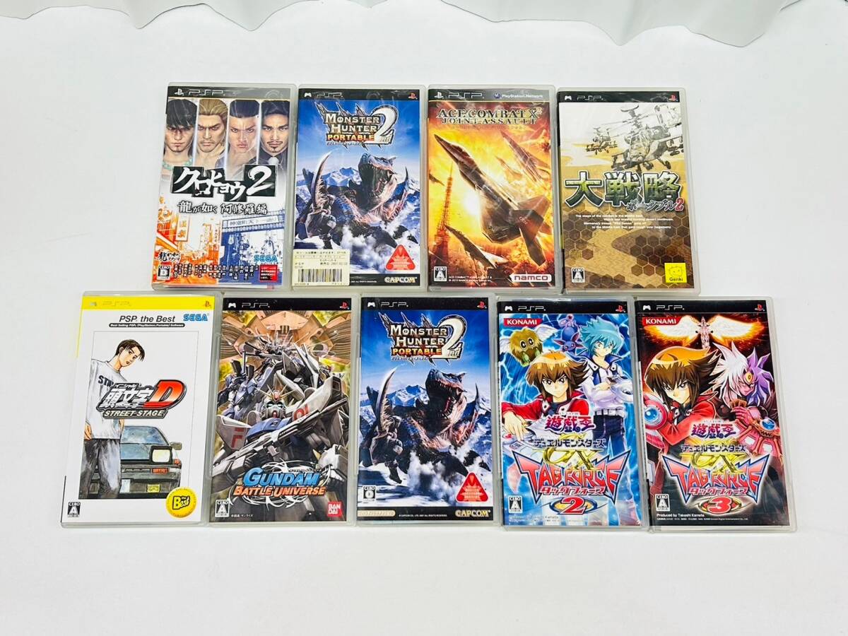 X715-K32-3971 KONAMI コナミ PSVITA 本体×1台 カセット×17点 モンスターハンター 頭文字D ガンダム NARUTO 遊戯王 クロヒョウ2 他の画像9