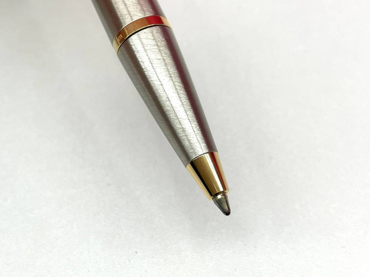 X304-K32-3759◎ PARKER パーカー ボールペン シルバーカラー×ゴールドカラー 文房具 筆記用具 箱付き_画像7