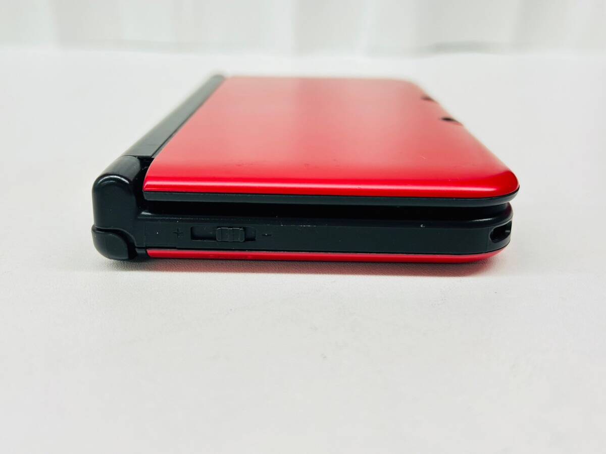 X726-O35-1659 任天堂 Nintendo ニンテンドー 3DS LL SPR-001(JPN) 本体 赤 レッド カスタムブラック 黒 充電コード付き 通電/初期化OK_画像7