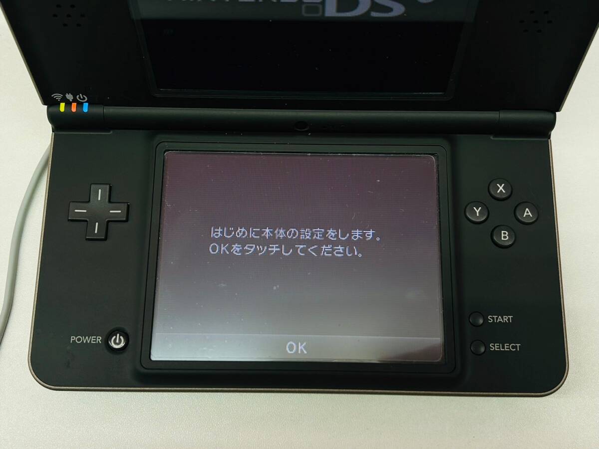 Y517-O44-1112 任天堂 Nintendo ニンテンドー 3DS LL UTL-001(JPN) 茶色 ブラウン ベージュ ゲーム 通電確認/初期化OK_画像3