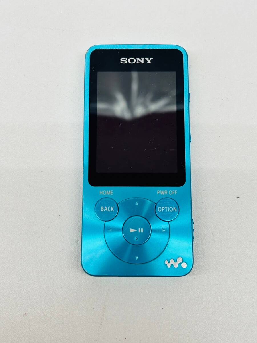 X527-O15-4507 SONY WALKMAN ウォークマン NW-S785 ポータブルプレーヤー デジタルオーディオプレーヤー 水色 イヤホン付 通電OKの画像2