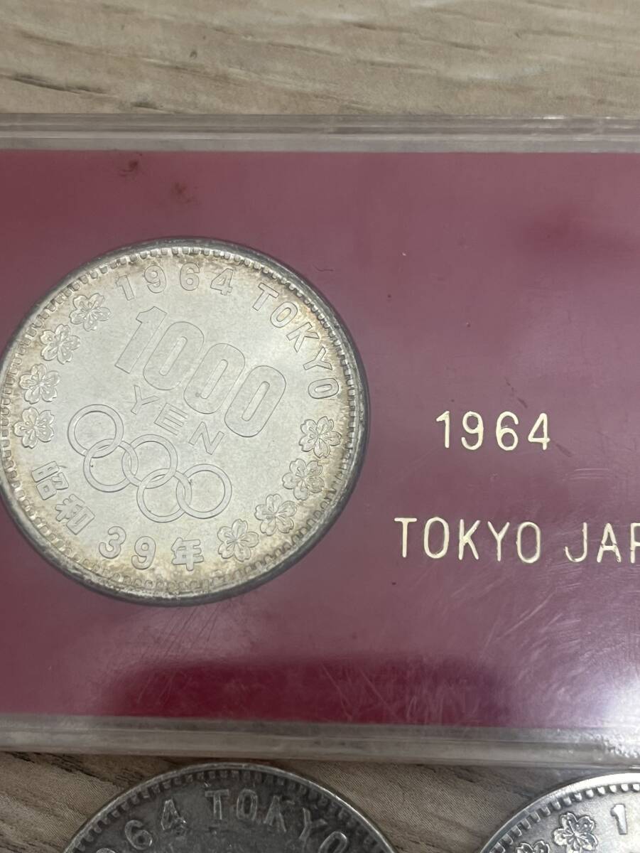 [JV7573a] face value 10700 jpy minute 100 jpy silver coin 1000 jpy silver coin Olympic Mt Fuji .. phoenix Showa era memory coin collection Vintage commemorative coin 