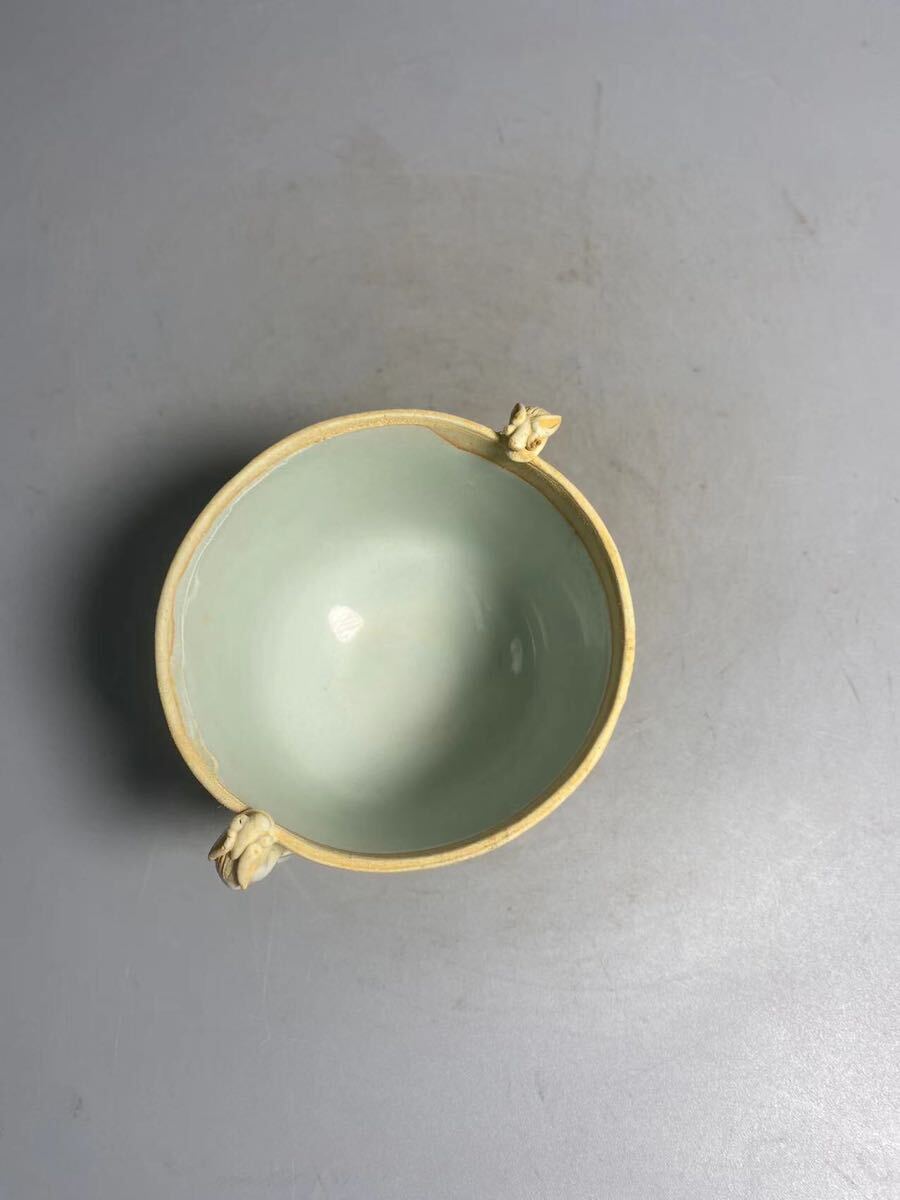 唐瓷 景徳鎮製 高足碗 陶磁器 古陶瓷 煎茶道具 中国古玩 中国美術 影青_画像5
