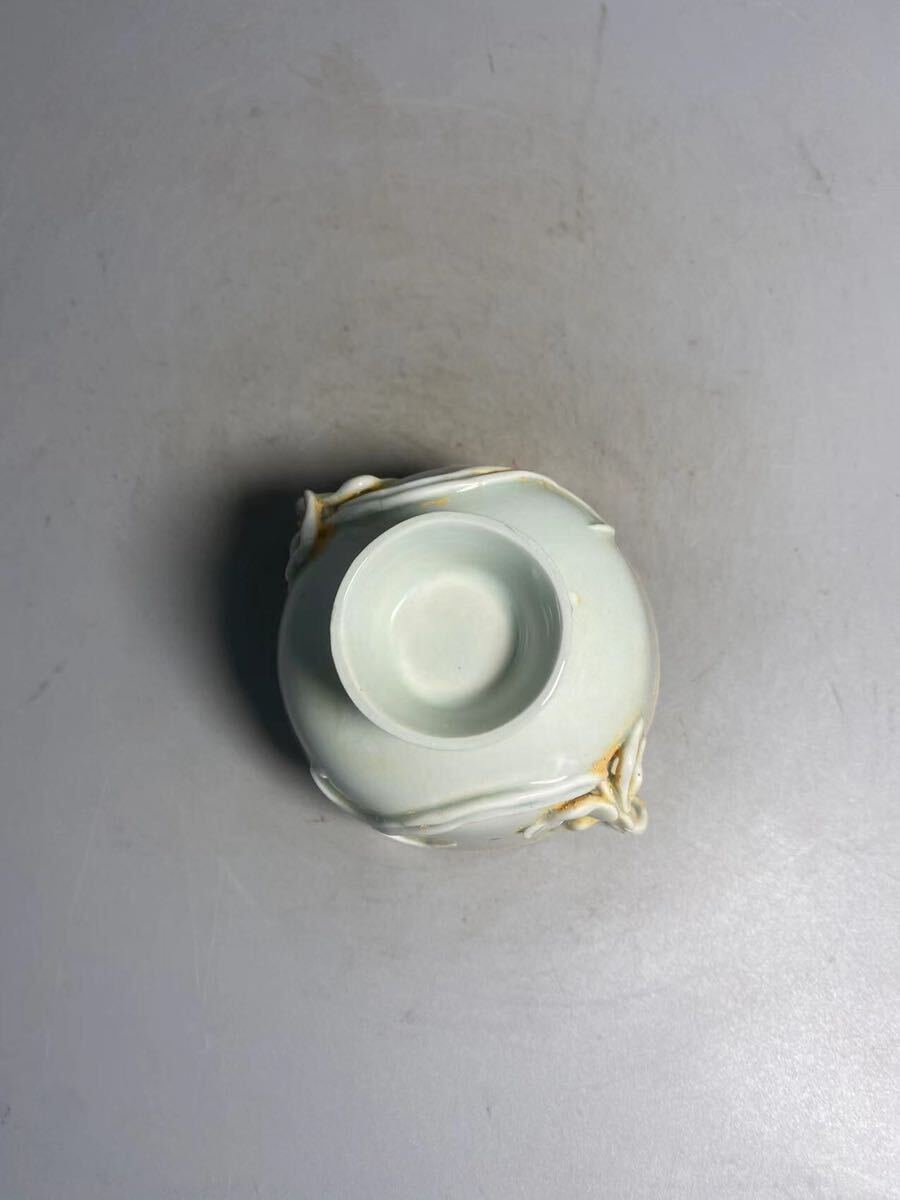 唐瓷 景徳鎮製 高足碗 陶磁器 古陶瓷 煎茶道具 中国古玩 中国美術 影青_画像6