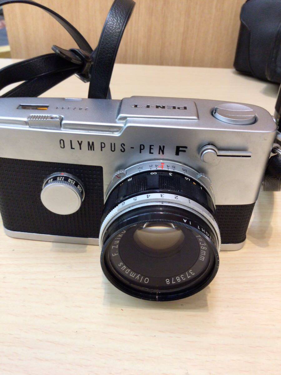 【シャッターOK】オリンパス OLYMPUS PEN F /Olympus Zuiko レンズ セット 美品の画像4