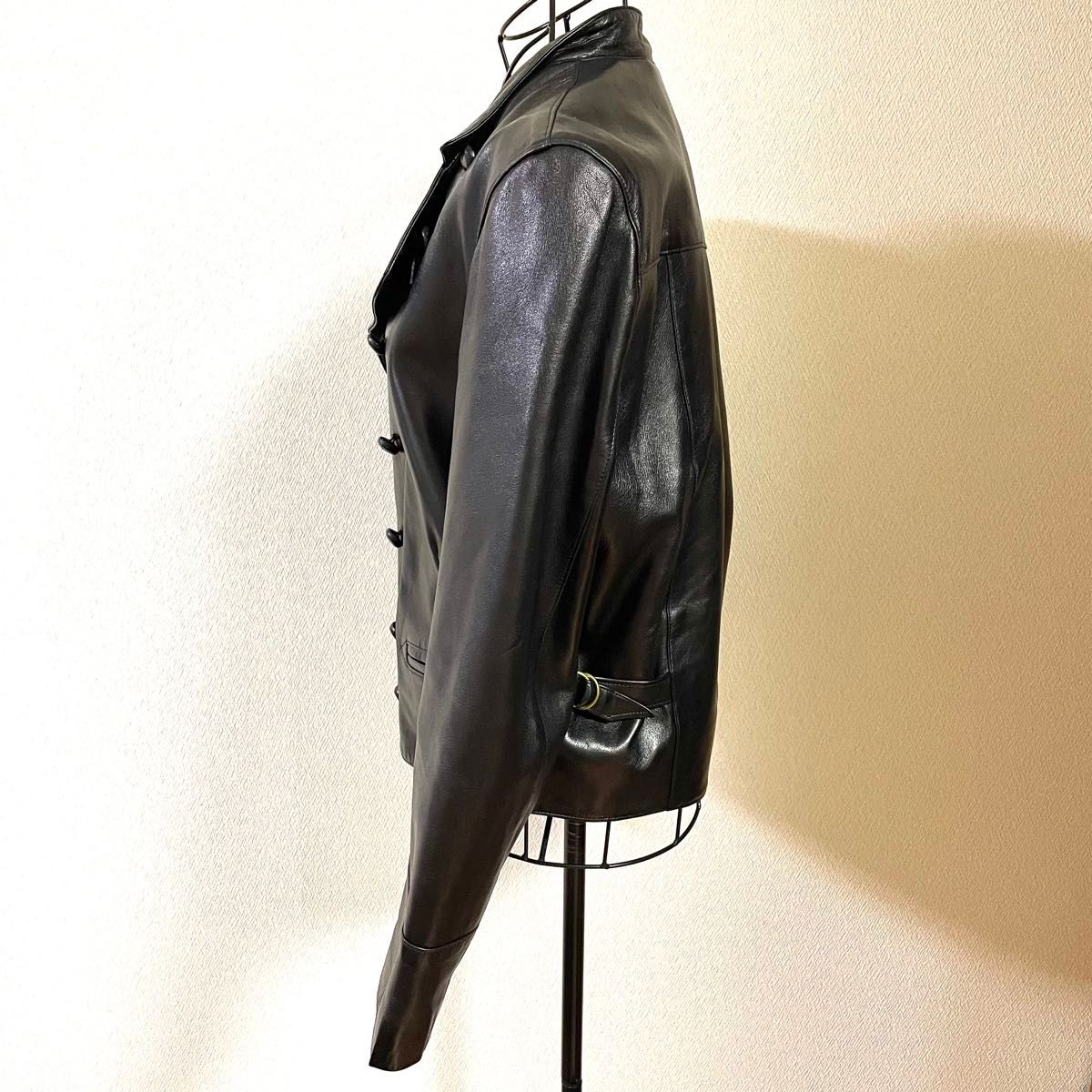 アニエスベー スペシャル レザージャケット ナポレオン ブラック アニエスベー スペシャル レザージャケット ナポレオン ブラック