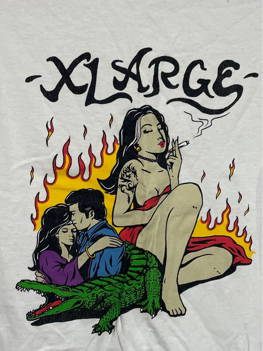 【X-LARGE 】 希少エクストララージ　半袖Tシャツ　レアデザイン　入手困難