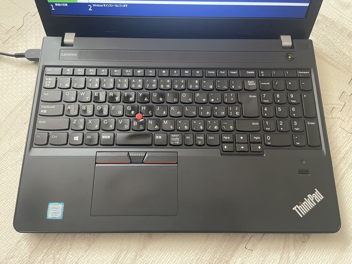 Lenovo ThinkPad E570 第7世代Core i5 7200U メモリー8GB SSD 512GB HDD 256GB レノボ 通電OK BIOS OK OSなし　充電器付き　ジャンク_画像2