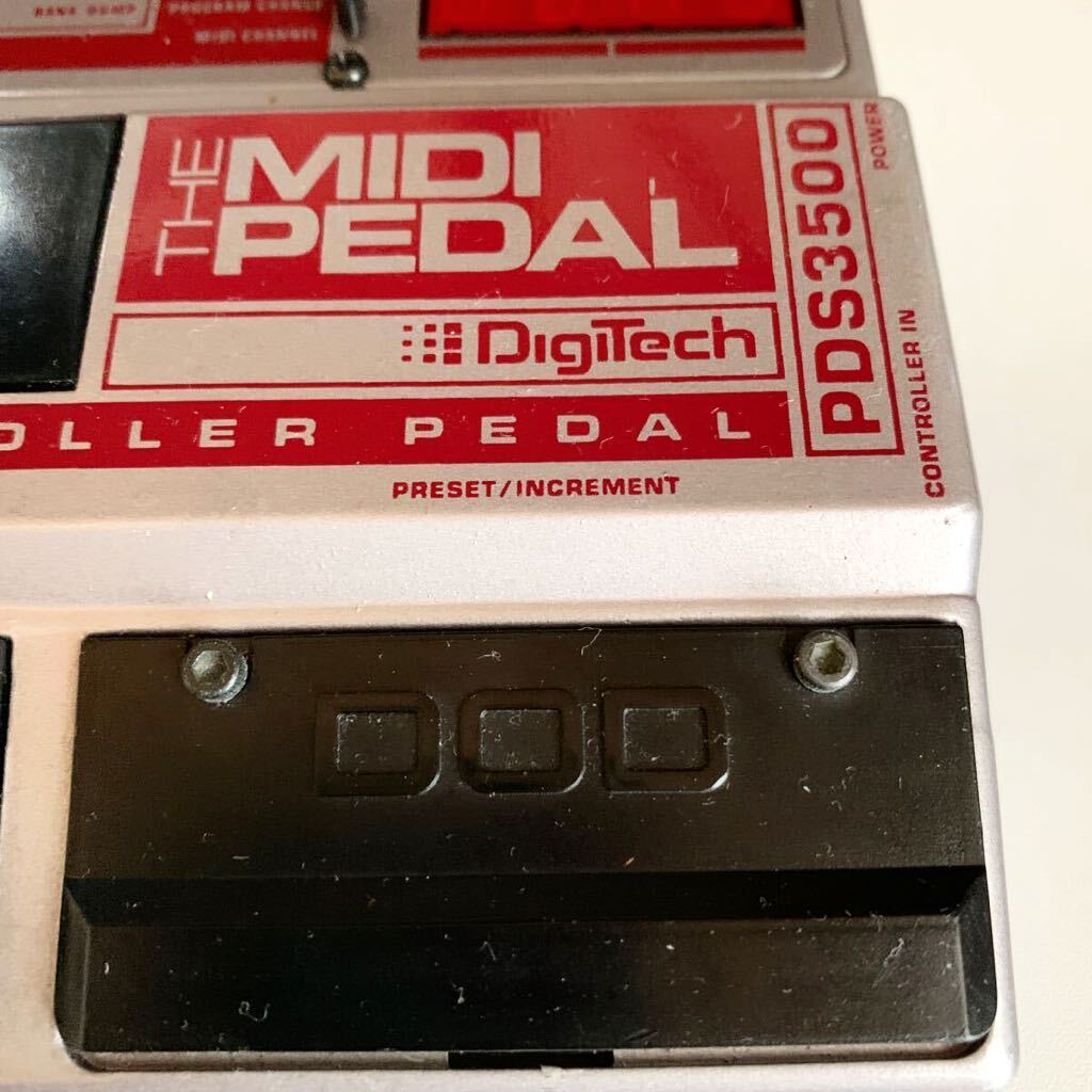 レアエフェクター 動作品 DigiTech DOD PDS 3500 THE MIDI CONTROLLER PEDAL コントローラー デジテック ビンテージ MADE IN USAの画像2