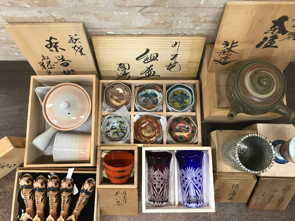 * storage goods * tree box .. summarize Kutani old Imari Hagi . Tokoname . other 