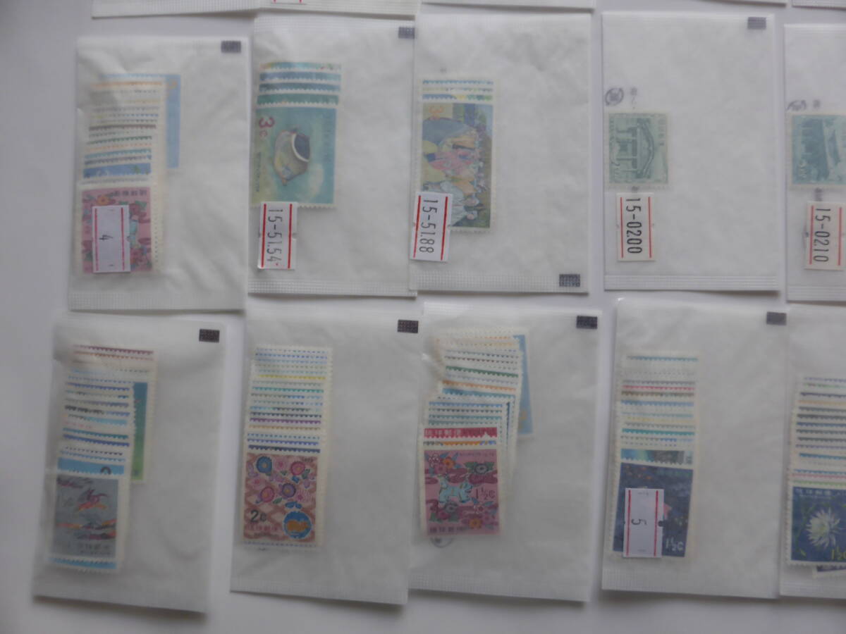 【未使用】　琉球切手　小型シート　バラ　郵趣サービス　まとめて_画像4