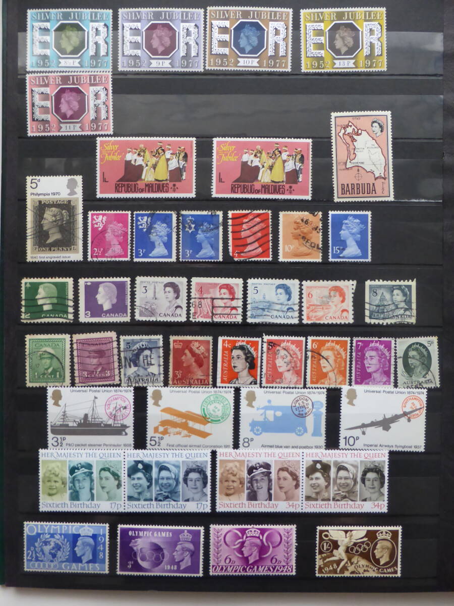 外国切手　未使用・使用済み　オーストラリア　ルーマニア　香港　ニュージーランド　他　まとめて