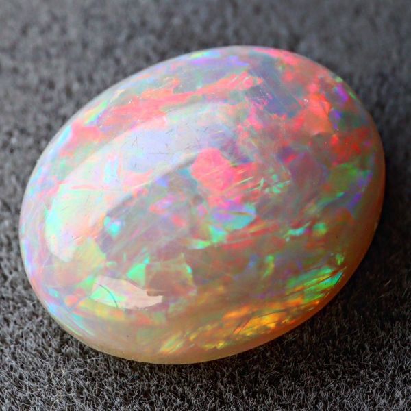 1.910ct 天然ホワイトオパール オーストラリア 最高品質 遊色抜群 〔Australia White opal jewelry natural ナチュラル loose ルース〕_画像1