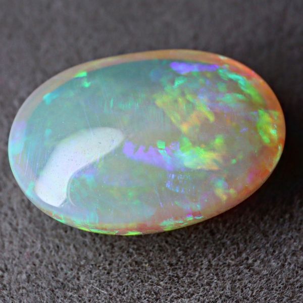 3.765ct 天然ホワイトオパール オーストラリア 遊色抜群 最高品質 〔Australia White opal jewelry 宝石 ナチュラル natural 裸石 loose 〕_画像5