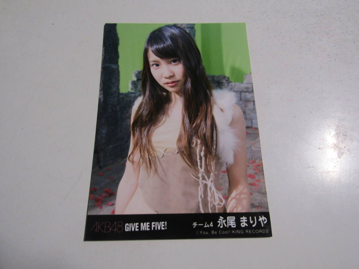 AKB48 GIVE ME FIVE! theater record . tail . rear life photograph 1 start 