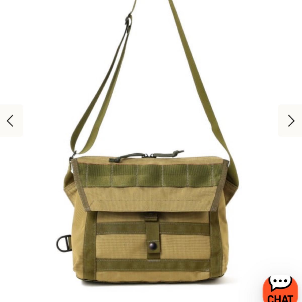 BRIEFING × BEAMS PLUS / 別注 FLEET MESSENGER BAG KHAKI BRIEFING × BEAMS PLUS / 別注 FLEET MESSENGER BAG KHAKI