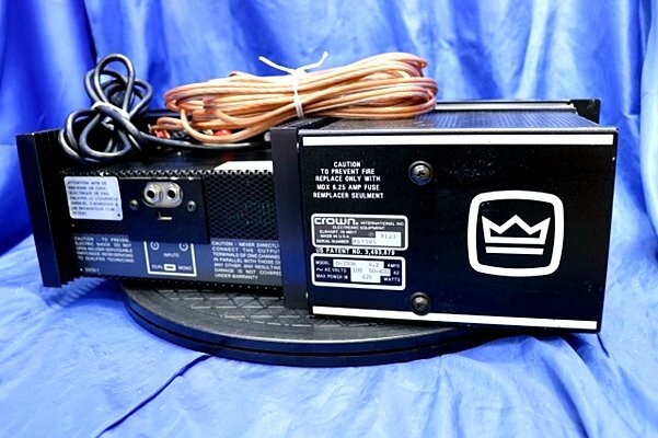 AMCRON/CROWN ステレオパワーアンプ SERIESⅡ D-150A IOC Stereo Power Amplifie 50764Y_画像2