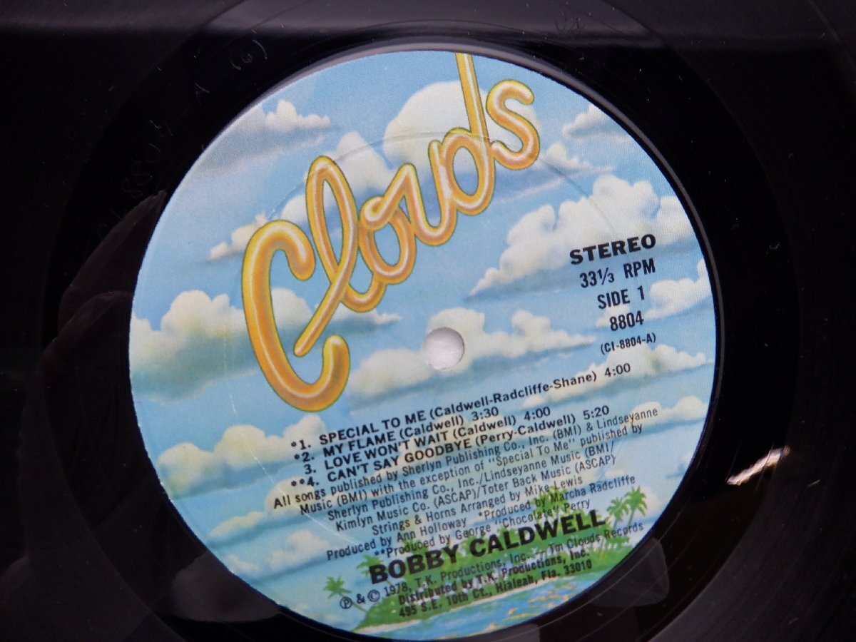 Bobby Caldwell(ボビー・コールドウェル)「Bobby Caldwell(ボビー・コールドウェル)」LP（12インチ）/Clouds(CL-8804)/R&B_画像2