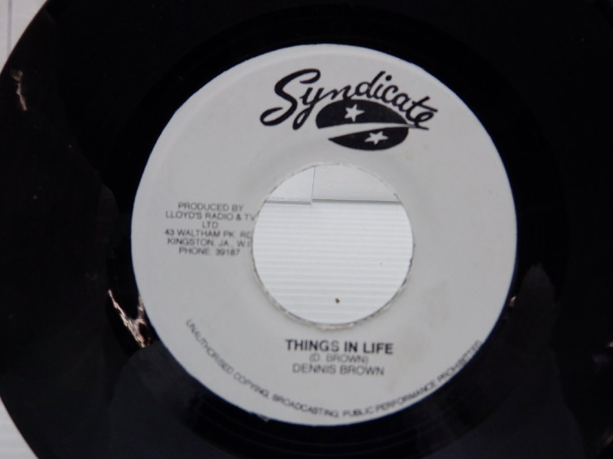 DENNIS BROWN「THINGS IN LIFE」EP/レゲエ_画像2