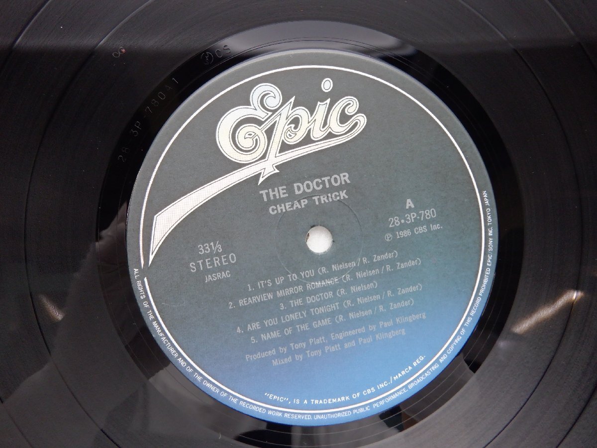 Cheap Trick「The Doctor」LP（12インチ）/Epic(28・3P-780)/洋楽ロック_画像2