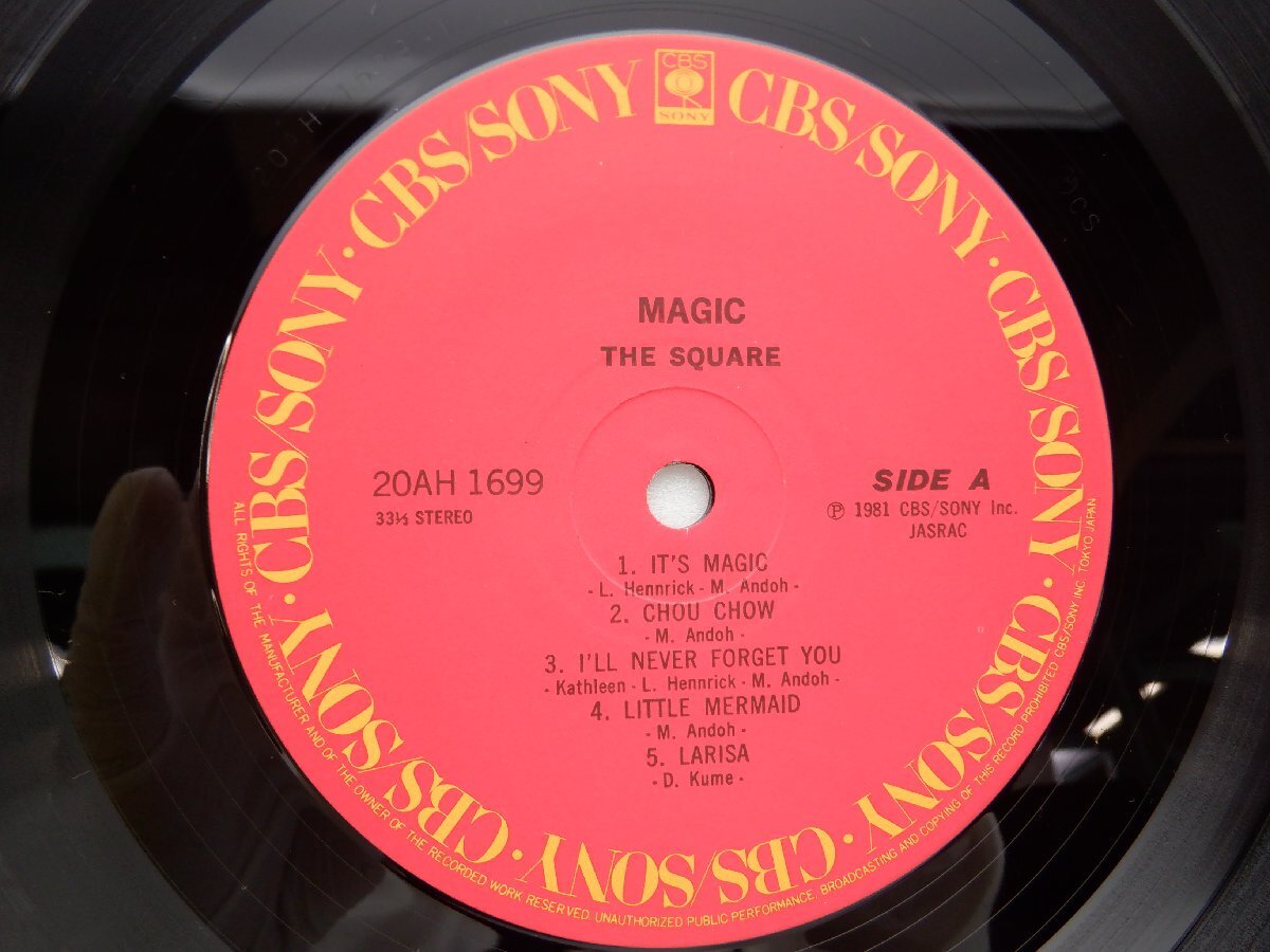 The Square「Magic」LP（12インチ）/CBS/Sony(20AH 1699)/Jazzの画像2