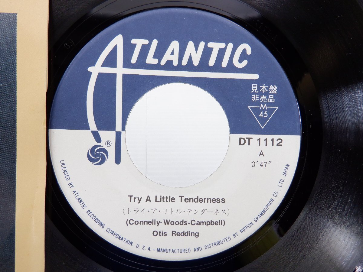 【見本盤】Otis Redding「Try A Little Tenderness」EP（7インチ）/Atlantic(DT-1112)/ファンクソウルの画像2