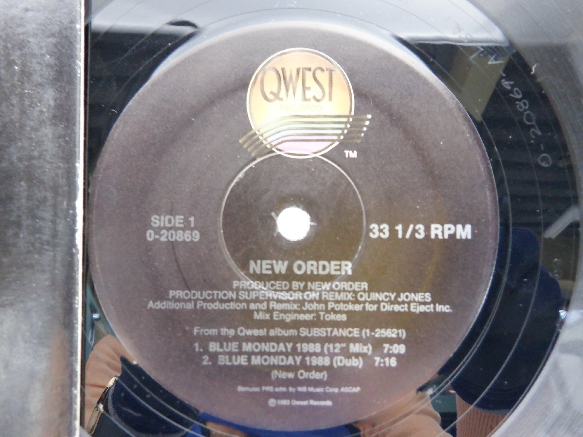 New Order(ニュー・オーダー)「Blue Monday 1988」LP（12インチ）/Qwest Records(0-20869)/Electronic_画像2