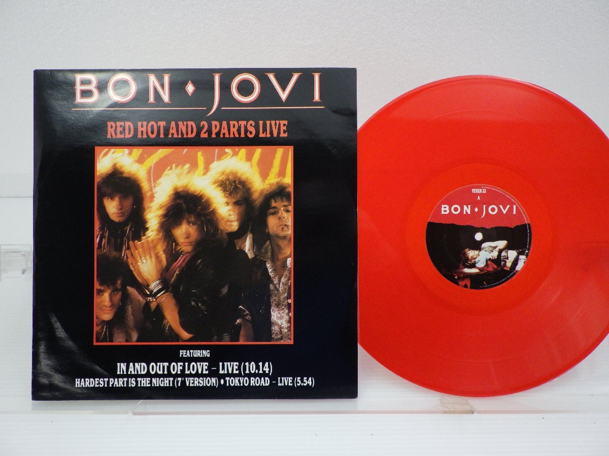 Bon Jovi「Red Hot And 2 Parts Live」LP（12インチ）/Vertigo(VERXR 22)/洋楽ロックの画像1