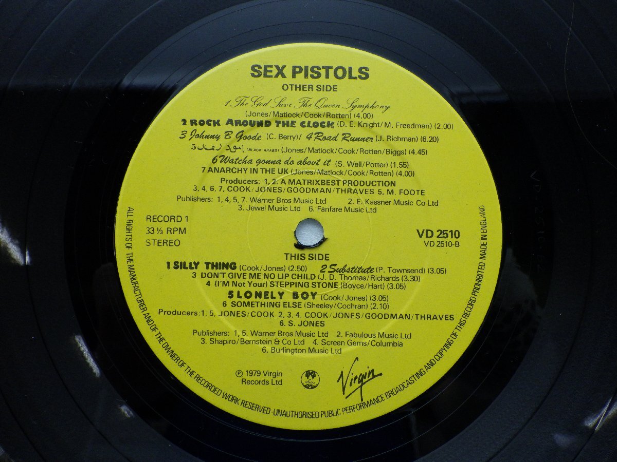 Sex Pistols「The Great Rock 'N' Roll Swindle」LP（12インチ）/Virgin(VD 2510)/Rockの画像2