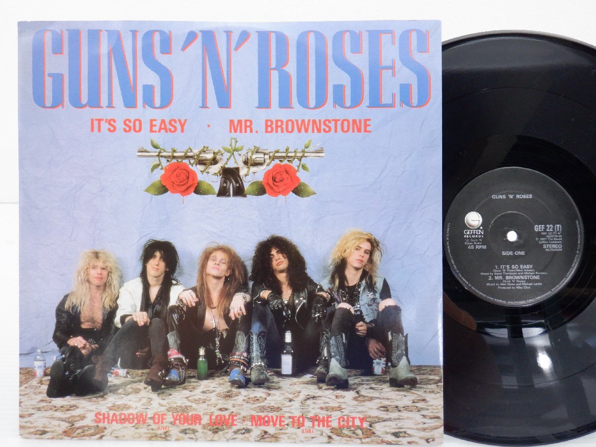 Guns 'N' Roses 「It's So Easy ・ Mr. Brownstone」LP（12インチ）/Geffen Records(920 710-0)/Rock_画像1