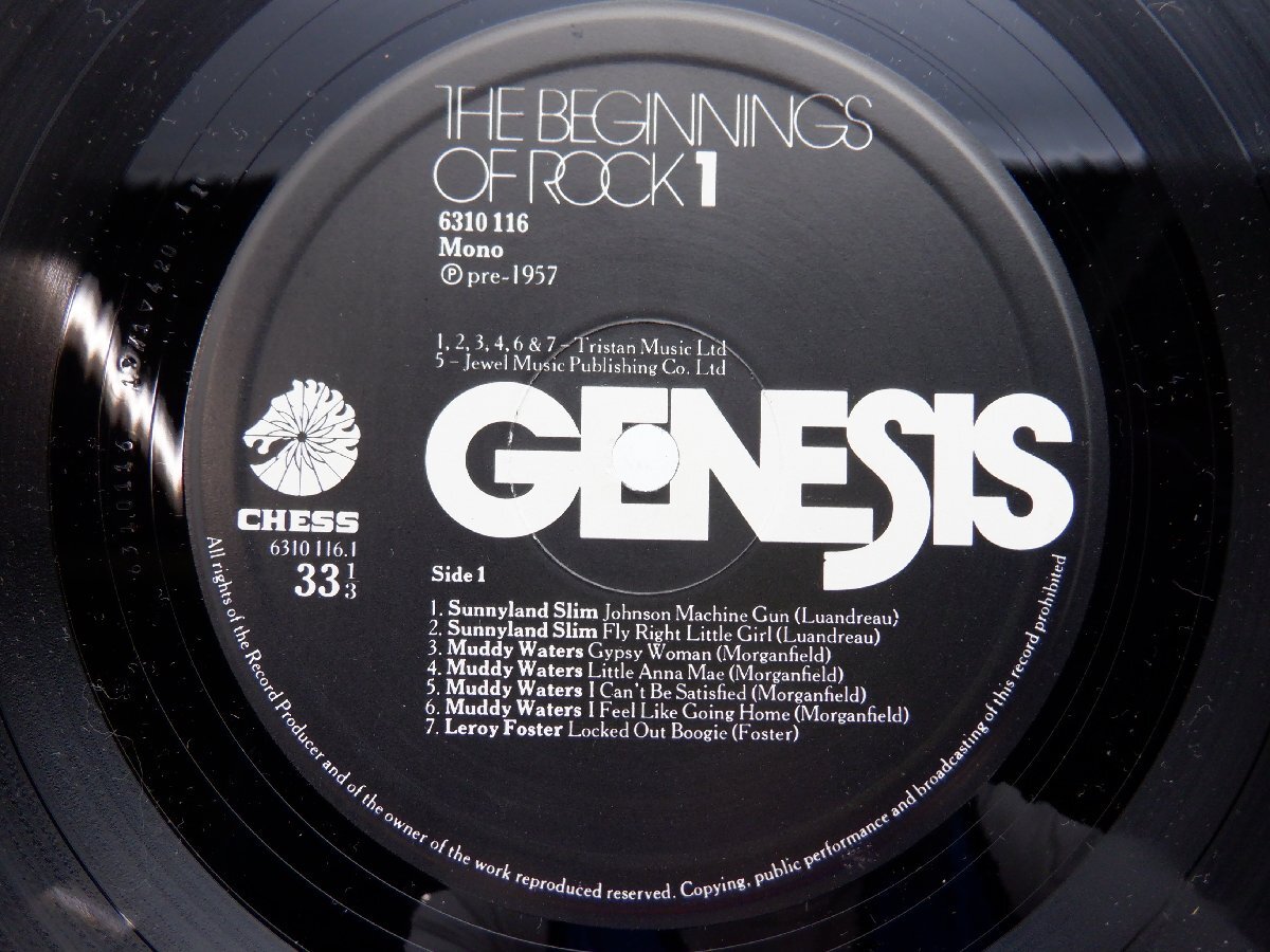 Various[Genesis: The Beginnings Of Rock]LP(12 -inch )/Chess(6641 047)/ blues 