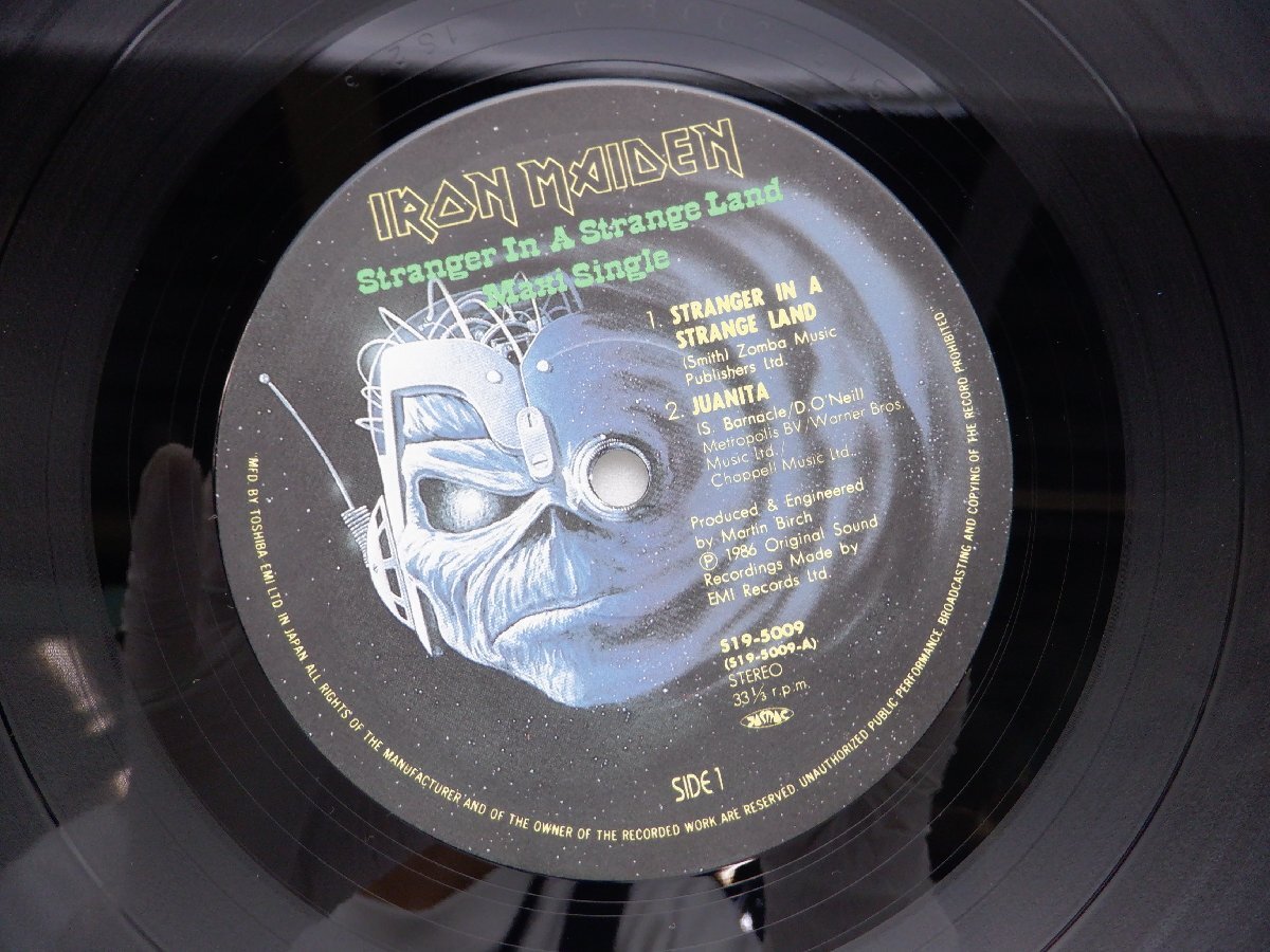 Iron Maiden( железный * Maiden )[Stranger In A Strange Land]LP(12 дюймовый )/EMI(S19-5009)/ блокировка 