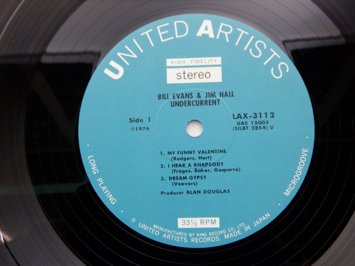 Bill Evans(ビル・エヴァンス)「Undercurrent(アンダーカレント)」LP（12インチ）/United Artists Records(LAX 3112)/Jazz_画像2