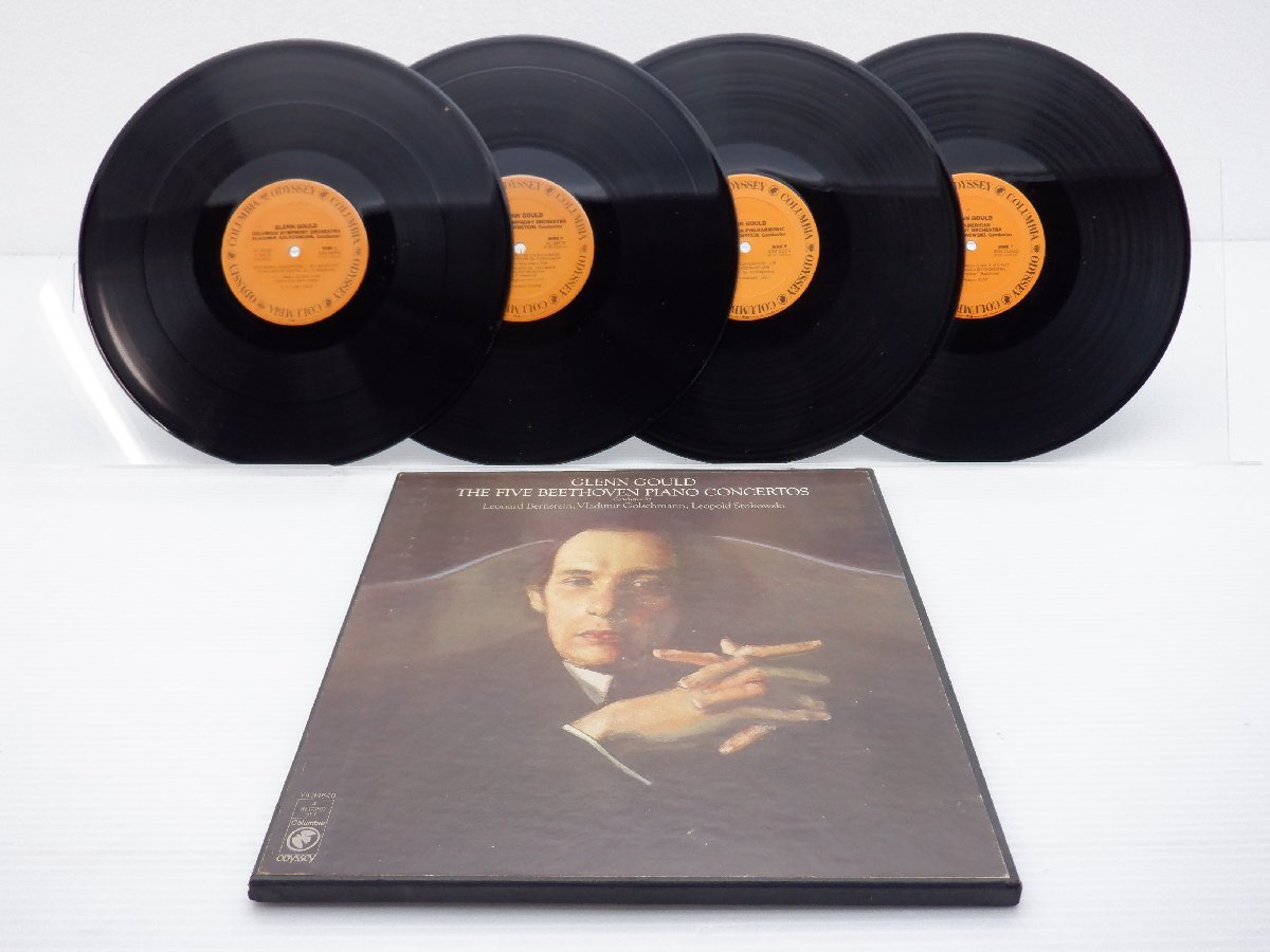 Glenn Gould[Die Funf Klavierkonzerte]LP(12 дюймовый )/Columbia Odyssey(Y4 34640)/ Classic 