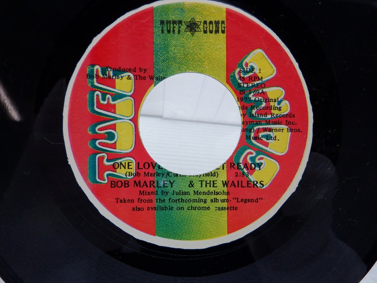 Bob Marley & The Wailers「One Love / People Get Ready」EP（7インチ）/Tuff Gong(IS 169)/レゲエの画像2
