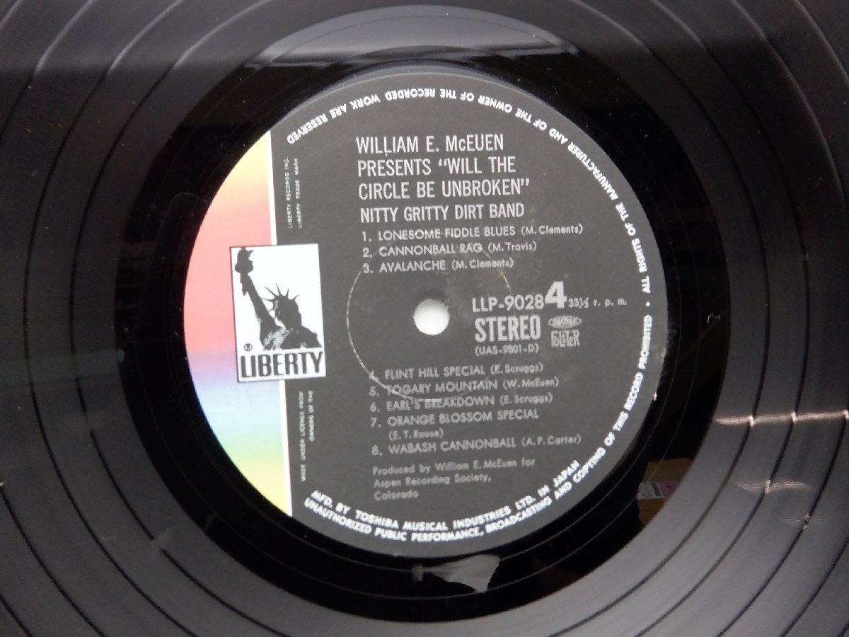 Nitty Gritty Dirt Band「Will The Circle Be Unbroken」LP（12インチ）/Liberty(LLP-9027C)/フォークの画像2