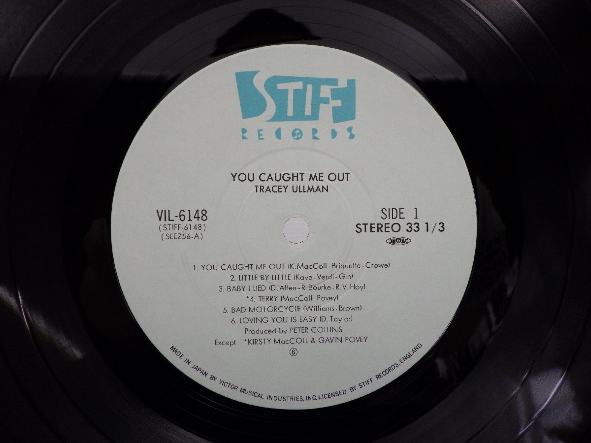 Tracey Ullman(トレイシー・ウルマン)「You Caught Me Out(ハ～イ！トレイシー)」LP（12インチ）/Stif Records(VIL-6148)/ロックの画像2