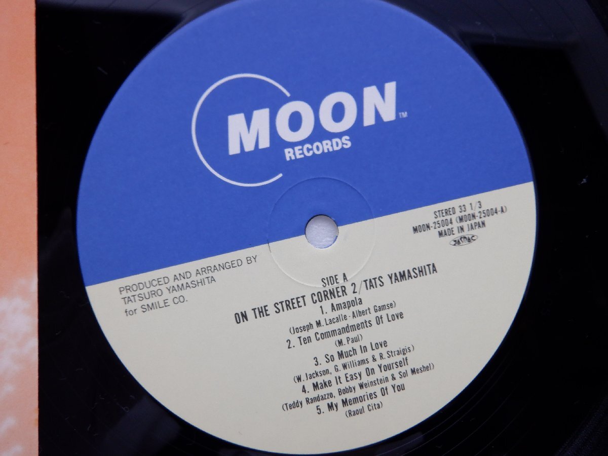 山下達郎「On The Street Corner 2」LP（12インチ）/Moon Records(MOON-25004)/シティポップの画像2