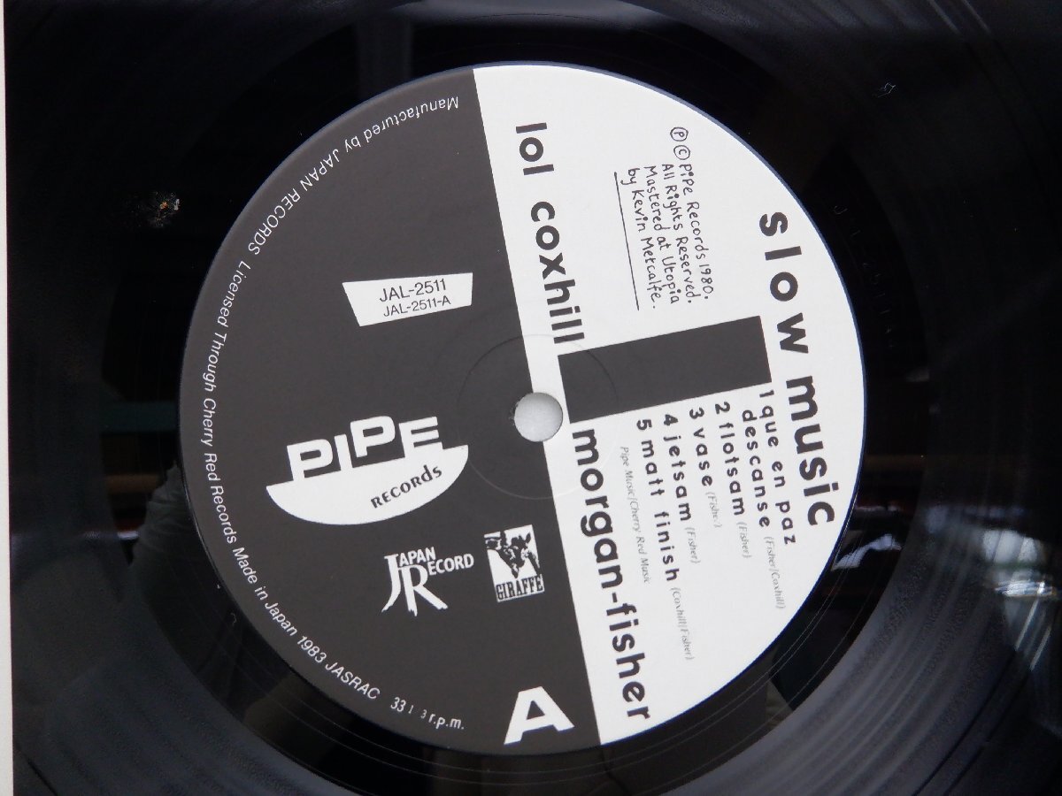Lol Coxhill「Slow Music」LP（12インチ）/Pipe(JAL-2511)/洋楽ロックの画像2